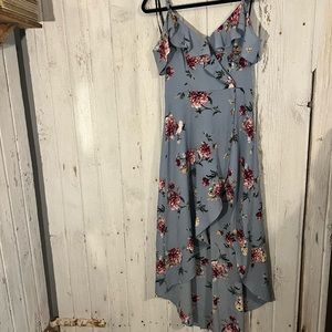 Floral High/Low Dress